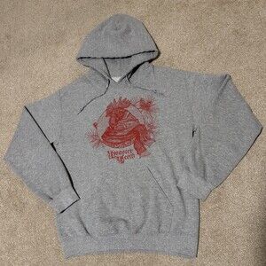 Rooster Teeth Mens Sz S Hoodie 100% Cotton RWBY Red vs Blue Halo Gamer Gray Red